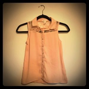 Girls Sleeveless Blouse